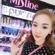 Thái Lan Mistine cắn môi trang điểm son môi dạng lỏng giữ ẩm lâu bền không dính cup dy lip lip lipstick - Son bóng / Liquid Rouge