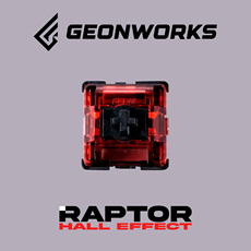 Вал 官方代理geonworks猛禽红黑磁轴raptor he switch wooting apex