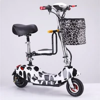 Nhỏ gấp nữ mini xe điện người lớn pin lithium xe điện lithium xe đạp bàn đạp nhỏ gọn xe tay ga - Xe đạp điện xe đạp điện trẻ em