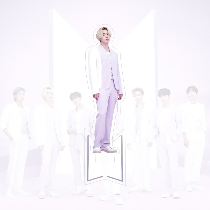 Bulletproof Out / JKBulletproof Youth League BTS Seoul site Set up a brand desktop bus stop plate Jin Taiheng Tian Minguo character periphery Same gift