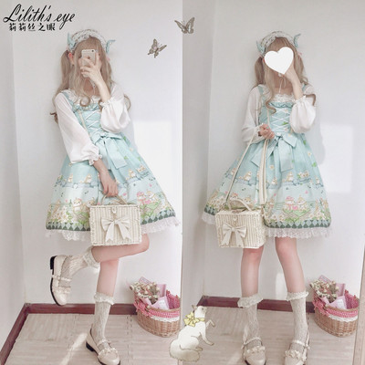 taobao agent Genuine fresh dress, Lolita style, Lolita Jsk