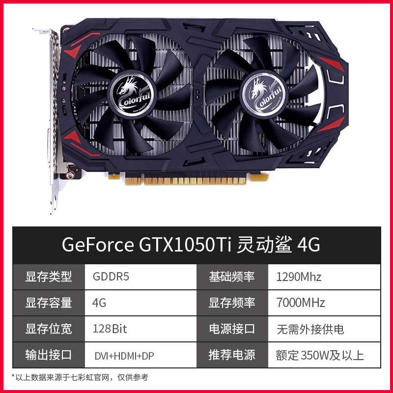 Geforce & Gtx1050ti & Smart Shark & 4GSeven rainbow GTX16504G / 1660SSUPER6G OMAHAWK / Ultra1660ti Graphics card