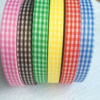 НЕ -СВОЙНАЯ СДОВКА DIY RIBBON RIBBON GRID GRID GRID Пропускная способность 12 мм 0,8 Юань составляет 1 метр.