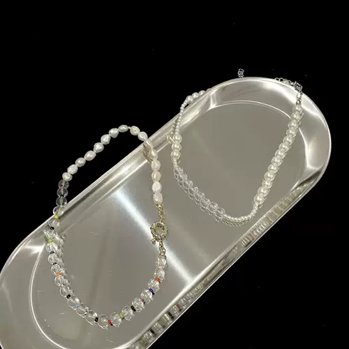 Этническое брендовое прохладное глянцевое ожерелье из жемчуга, этнический стиль