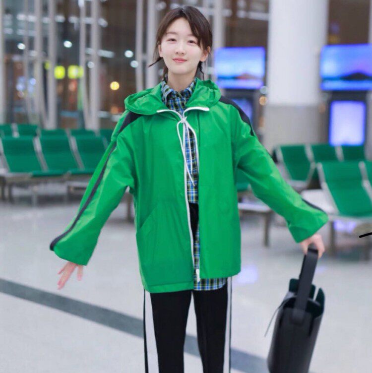 夏新款bf风连帽防晒衣夹克外套周冬雨同款大口袋夹克外套k59 p70