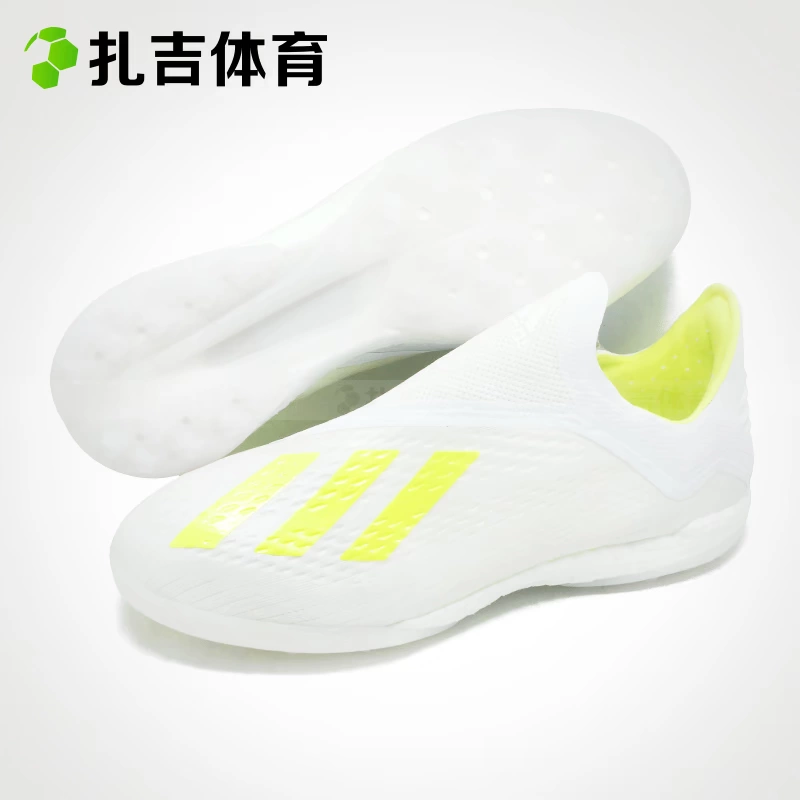 Zaji Sports Adidas X 18+ TF cao cấp gãy móng tay cỏ nhân tạo thi đấu giày bóng đá nam BB9390 - Giày bóng đá