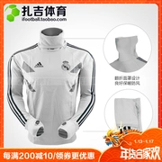 Zhaji Sports Adidas đích thực Real Madrid đào tạo áo len thể thao nam và áo thun cổ cao giải trí CW5833