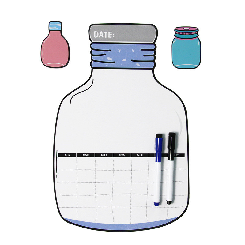 Wind Small House Design Refrigerator Wall Sticker Home Decoration Message Board_voghion.com