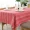 Net đỏ Bắc Âu Giáng sinh Năm mới khăn trải bàn tròn khăn trải bàn bông tuyết lớn và vải lanh bàn trà vải trang trí tiệc