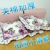 Pillowcase gói một cặp bông nguyên chất 100% cotton couple pillowcase Hàn Quốc đơn giản ren chần dày Gối trường hợp