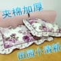 Pillowcase gói một cặp bông nguyên chất 100% cotton couple pillowcase Hàn Quốc đơn giản ren chần dày gối ôm