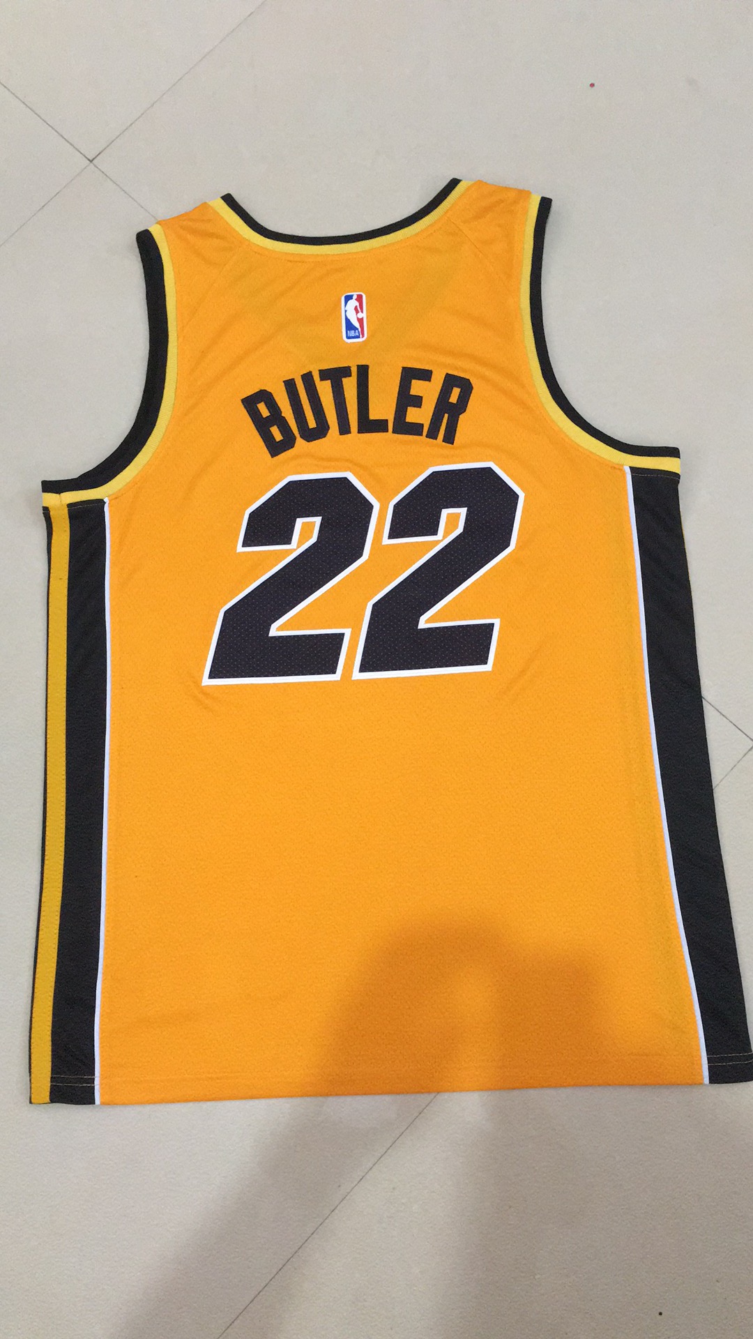 Heat & 22 Award Yellow JerseyThe heat No. 3 Wade Jersey men and women Basketball clothes No.22 Butler Jersey City Edition Basketball clothes vest