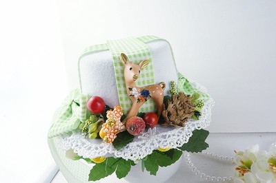 taobao agent [Meng Da] Original Lolita Mori Little Catronma Jourin, Little Deer Little Rabbit Head Hat