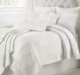 Phong cách châu Âu và Mỹ ** Caroline Phong cách mục vụ của Mỹ trang trí giường thêu màu trắng - Trải giường ga giường cute