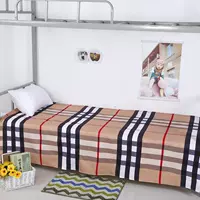Bông một mảnh giường tấm bông ký túc xá 0.9m1 mét vải 1.2m1.5 1,8 m 2 giường - Khăn trải giường thảm lông trải giường ngủ