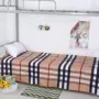 Bông một mảnh giường tấm bông ký túc xá 0.9m1 mét vải 1.2m1.5 1,8 m 2 giường - Khăn trải giường thảm lông trải giường ngủ