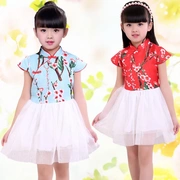 Trẻ em mặc váy công chúa hoa cô gái ăn mặc cô gái ăn mặc khiêu vũ váy hoạt động của trẻ em trang phục Liuyi mùa hè - Khác