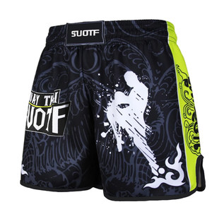 Suotf Combat обучение MMA комплекс Драться саньшоу (свободный спарринг) бокс фитнес бег движение шорты