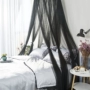 Màu đen gợi cảm trần nhà lưới công chúa mái vòm lưới chống muỗi giường 幔 1,5 m giường sinh viên giường đơn lắp đặt miễn phí rèm khung giường ngủ