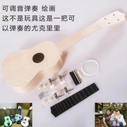 Tranh vẽ ukulele nhạc cụ tự chế cho trẻ em Chất liệu thủ công 21 23 inch - Nhạc cụ phương Tây