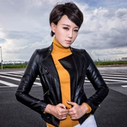 Mùa xuân 2019 của phụ nữ Hàn Quốc OL đi lại bằng da ngắn phần áo khoác nữ Đầu máy mỏng Áo khoác PU giản dị bán buôn - Quần áo da