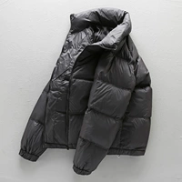 Элитный черный демисезонный пуховик, зимняя куртка для влюбленных, в американском стиле