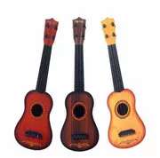 Ukulele trẻ em mới bắt đầu bốn dây mini nhạc cụ đồ chơi bằng nhựa có thể chơi guitar nhỏ - Đồ chơi nhạc cụ cho trẻ em