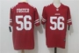 Quần áo bóng bầu dục huyền thoại người hâm mộ phiên bản ngắn tay áo hip hop cỡ lớn 49ers 49 người 56 # FOSTER - bóng bầu dục bóng rugby