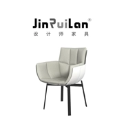 JinRuiLan thiết kế sáng tạo đồ nội thất trấu ghế bành trấu ghế bành giải trí cơ bắp ghế