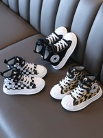 Модные детские тканевые демисезонные кроссовки для мальчиков, повседневная обувь, 2023, тренд сезона, в корейском стиле