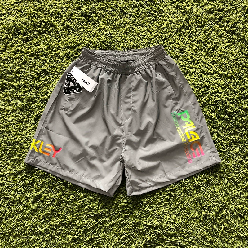 PALACE 18SS OAKLEY THERMO SHORT Thư mùa hè In thể thao Quần short Flash thông thường - Quần short