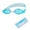 Kính bơi chống nước chống sương mù HD bơi kính khung nhỏ chuyên nghiệp chống nước điều chỉnh thiết bị bơi phẳng bán buôn - Goggles kính bơi phoenix 203