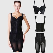 Cơ quan quản lý cơ thể đồ lót ba mảnh phù hợp với bộ đồ corset bụng giảm eo bụng bó quần quần trở lại clip