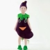 Trẻ em Dưa chuột Cà tím Cà chua Bí ngô Bắp cải Trình diễn Trang phục Mẫu giáo Biểu diễn múa rau và trái cây quần áo bé gái Trang phục