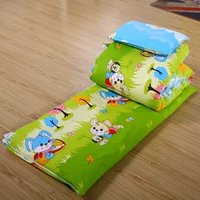 Nursery chăn bông ba mảnh giường bông trẻ em giường ngủ giường Liu Jiantao bông bé - Bộ đồ giường trẻ em 	bộ chăn ga gối cho bé đi học	