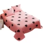 Một mảnh ba mảnh bìa giường bông giường bông tấm bìa 3.0m phong cách châu Âu bông Taikang tăng đơn tatami - Trải giường ra giường cotton