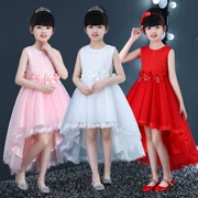 Trẻ em chủ nhà váy cưới công chúa mùa hè 2018 cô gái mới ăn mặc sáu một show váy đuôi