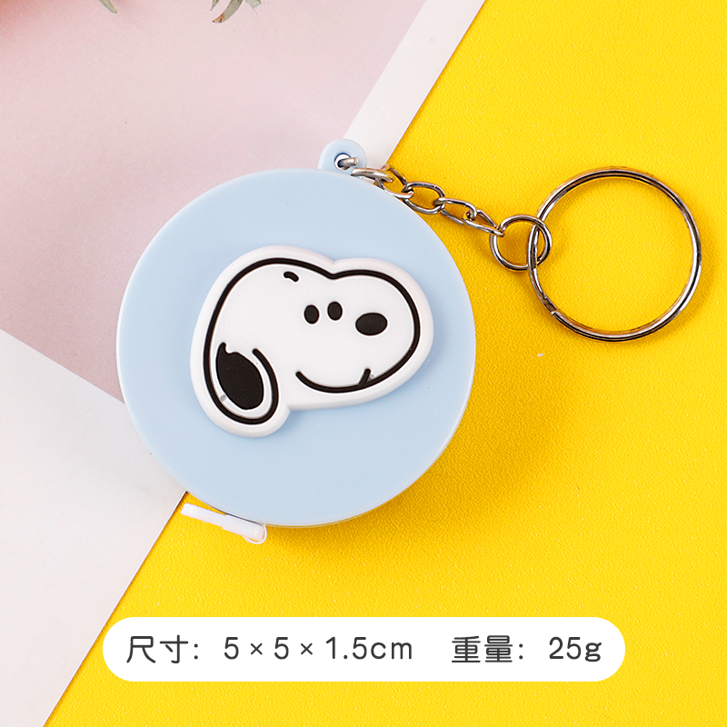 Blue Dogruler Small tape measure Mini With you portable 1.5 Mipi ruler lovely Measure waist circumference bust Three circumference Soft ruler clothes ruler