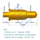 Đầu nối chân cắm lò xo pogopin hút từ với ăng ten lỗ vít đầu dò kiểm tra ống sạc kim pin kim