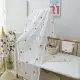 Шифоновый, с вышивкой, с медвежатами