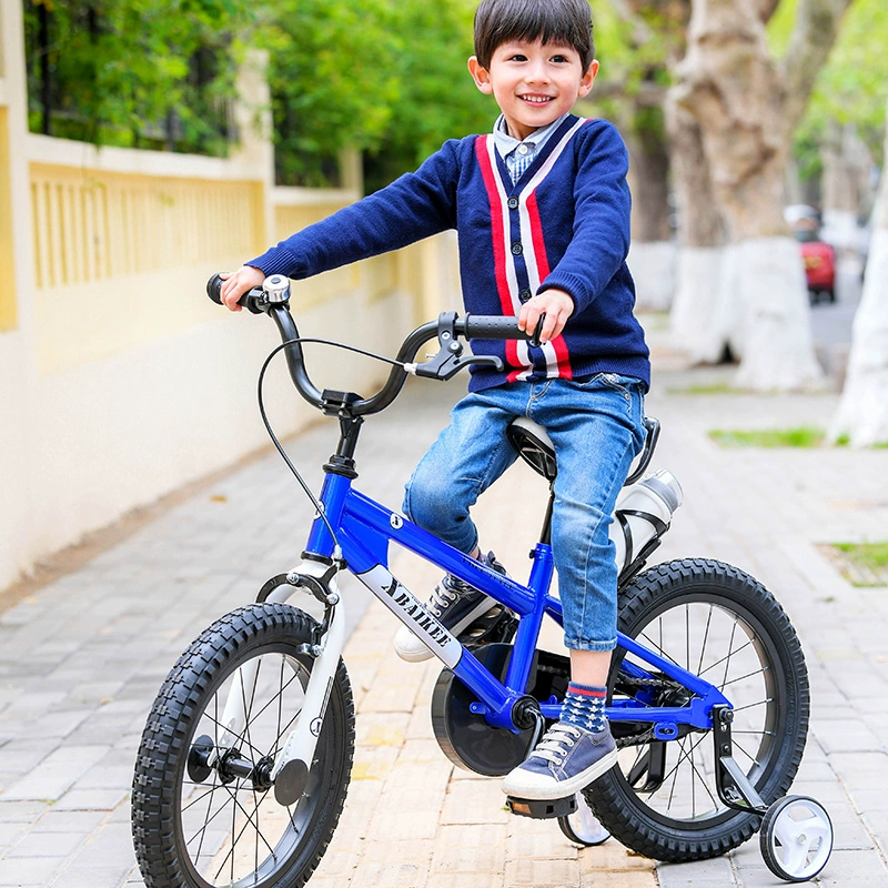 Xe đạp trẻ em cho nam và nữ Xe đạp trẻ em 5 đến 8 tuổi Xe đẩy trẻ em màu xanh Xe đạp trẻ em 16 inch giảm giá năm mới - Con lăn trượt patinet / trẻ em