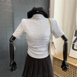 Бесплатная доставка футболка с короткими рукавами