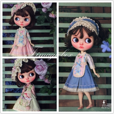 taobao agent Fiona's magic box spot Blythe small cloth baby clothing azone forest OB24 dress 6 -point garden girl