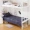 Ký túc xá sinh viên tấm kẻ sọc màu xanh và trắng màu xanh đơn giản sọc đơn mảnh 1,1 m giường đơn - Khăn trải giường