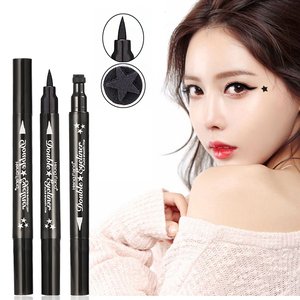 Hình xăm con dấu sao mô hình trái tim con dấu đôi mắt dòng lỏng bút không thấm nước mồ hôi- bút kẻ mắt bằng chứng