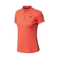 Li Ning ngắn tay áo sơ mi POLO nữ 18 mùa hè đào tạo mới thể thao ve áo thể thao APLN004-3-5-6 áo polo thể thao