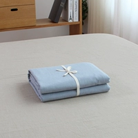 Bông rửa quilt cover Scorpio cotton quilt bìa đơn giản màu rắn sọc kẻ sọc cotton quilt cover bộ đồ giường chăn hè everon