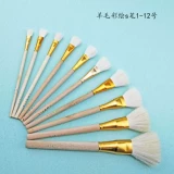 Окрашенная мягкая керамическая акварель, кисть, гуашь, мел, краска, щетка с мягкой щетиной