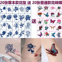 20 трав цветов-спендировать 20 цветочных бабочек путунга