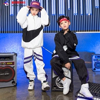 Bộ đồ khiêu vũ cho trẻ em Đường phố Hip Hop Tide Mùa thu Trẻ em Hiphop Trình diễn Quần áo Cô gái Trang phục Khiêu vũ Đường phố - Trang phục bộ đồ hình thú cho bé